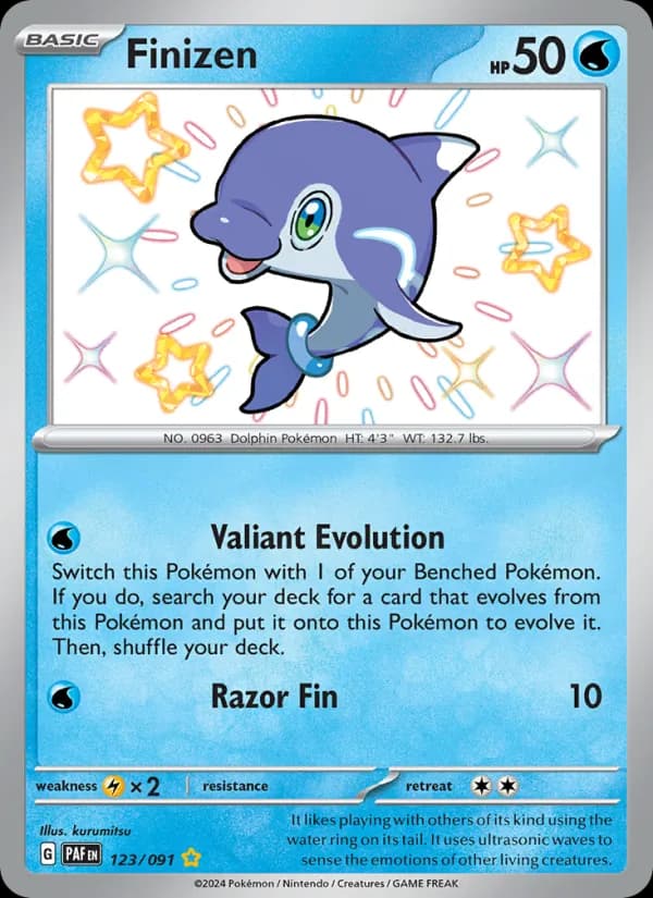 Finizen — Paldean Fates, Shiny rare