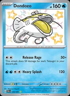 Dondozo — Paldean Fates — Shiny rare