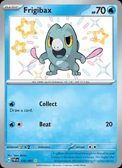 Frigibax — Paldean Fates — Shiny rare