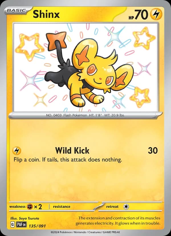 Shinx — Paldean Fates, Shiny rare