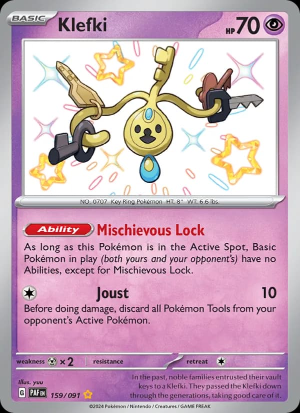 Klefki — Paldean Fates, Shiny rare