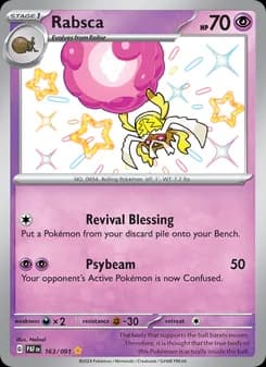 Rabsca — Paldean Fates — Shiny rare
