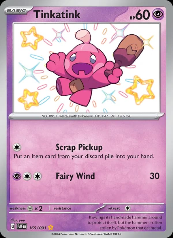 Tinkatink — Paldean Fates, Shiny rare