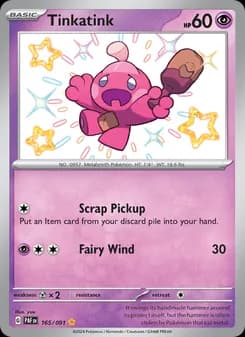 Tinkatink — Paldean Fates — Shiny rare