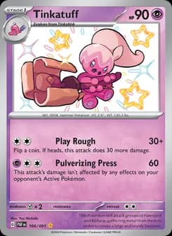 Tinkatuff — Paldean Fates — Shiny rare