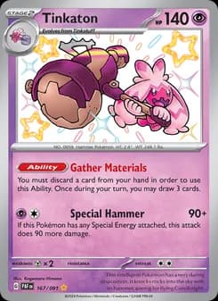 Tinkaton — Paldean Fates — Shiny rare