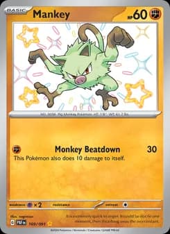 Mankey — Paldean Fates