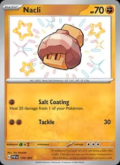 Nacli — Paldean Fates — Shiny rare
