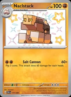 Naclstack — Paldean Fates — Shiny rare
