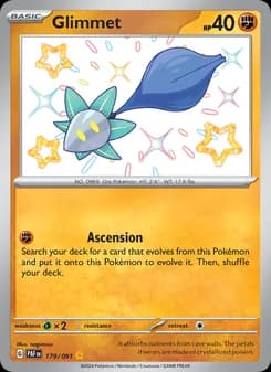 Glimmet — Paldean Fates — Shiny rare