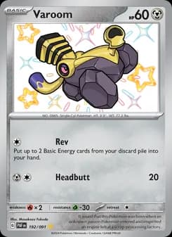 Varoom — Paldean Fates — Shiny rare