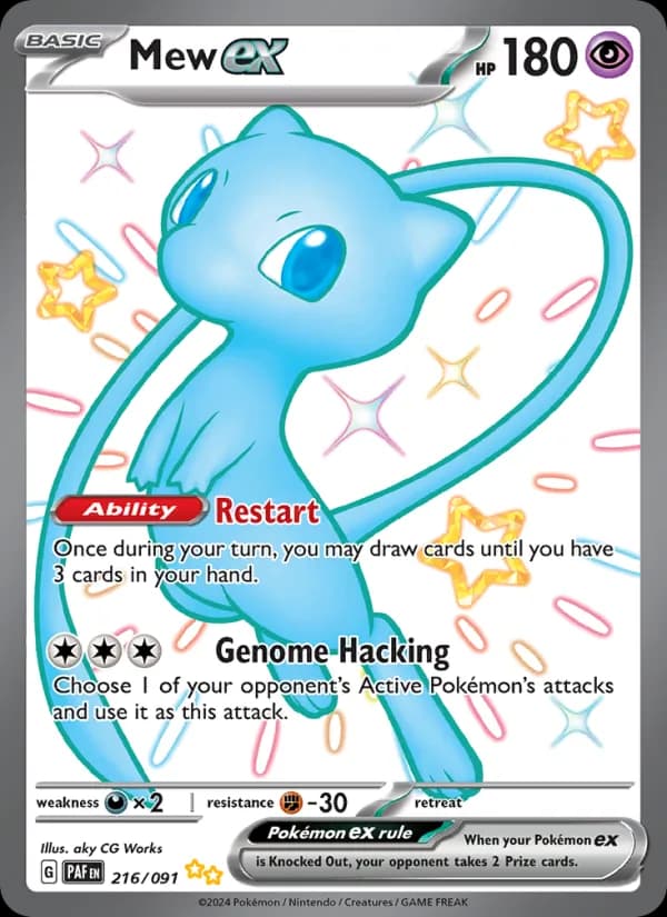 Mew ex — Paldean Fates, Shiny Ultra Rare