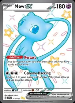 Mew ex — Paldean Fates — Shiny Ultra Rare