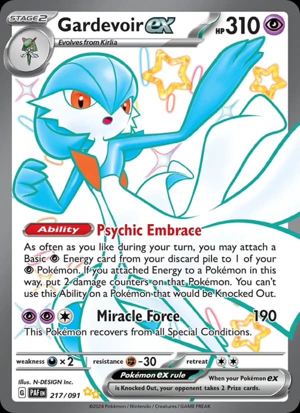 Gardevoir ex — Paldean Fates, Shiny Ultra Rare