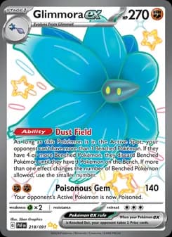 Glimmora ex — Paldean Fates — Shiny Ultra Rare