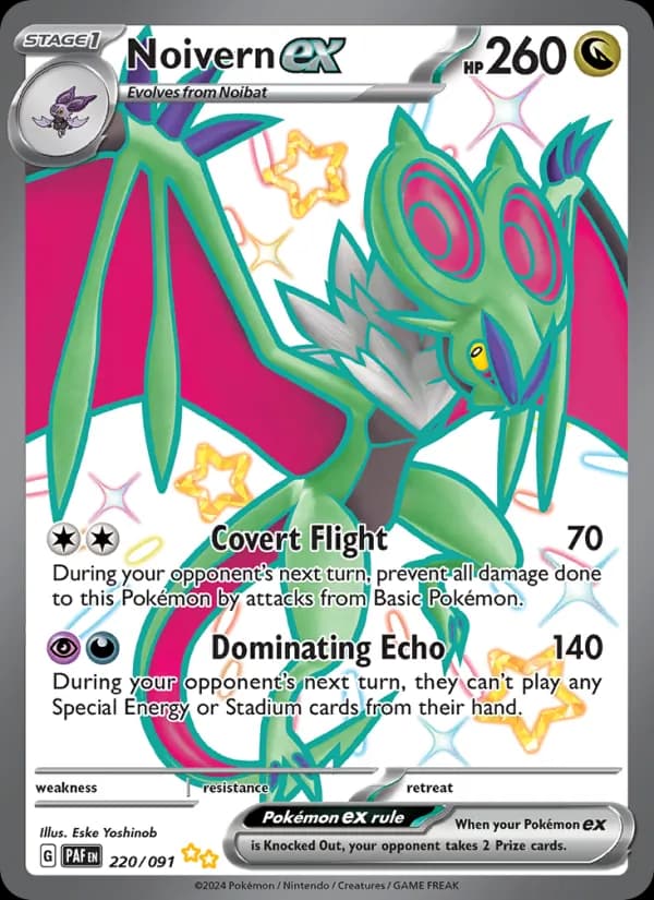 Noivern ex — Paldean Fates, Shiny Ultra Rare