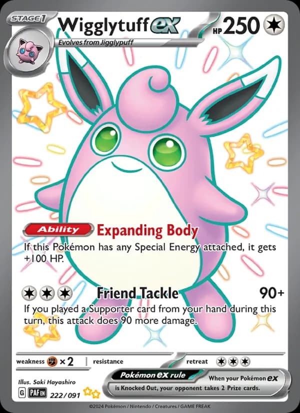 Wigglytuff ex — Paldean Fates, Shiny Ultra Rare