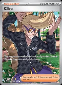 Clive — Paldean Fates — Ultra Rare