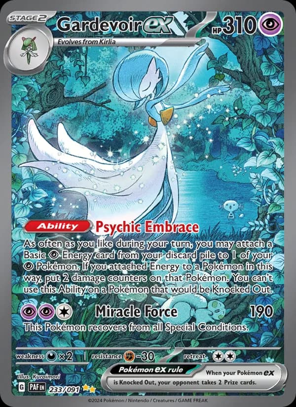 Gardevoir ex — Paldean Fates, Special illustration rare
