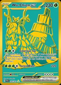 Wo-Chien ex — Paldean Fates — Hyper rare