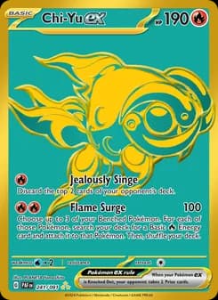 Chi-Yu ex — Paldean Fates — Hyper rare