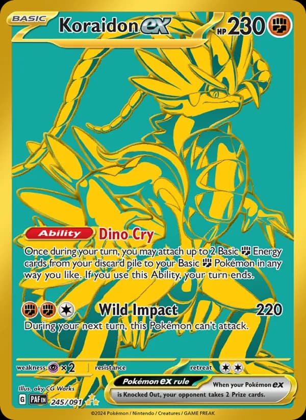 Koraidon ex — Paldean Fates, Hyper rare