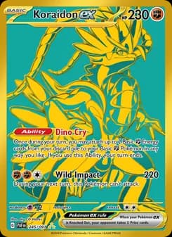 Koraidon ex — Paldean Fates — Hyper rare