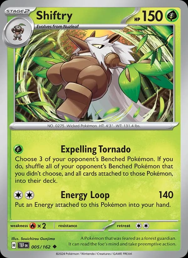 Shiftry — Temporal Forces, Uncommon