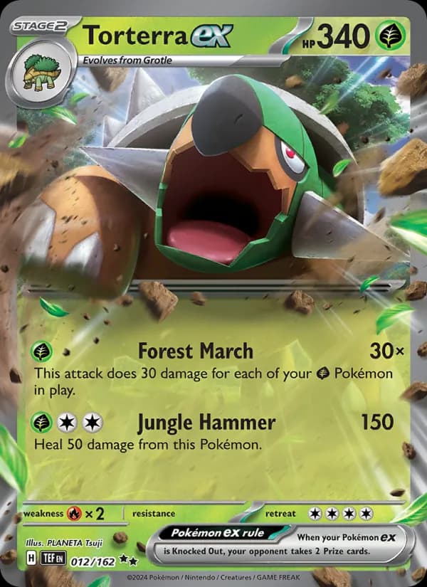 Torterra ex — Temporal Forces, Double rare