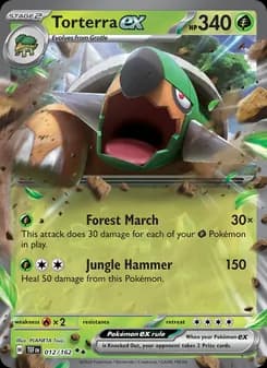 Torterra ex — Temporal Forces — Double rare