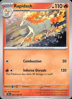 Rapidash — Temporal Forces — Uncommon