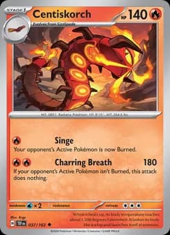 Centiskorch — Temporal Forces — Uncommon