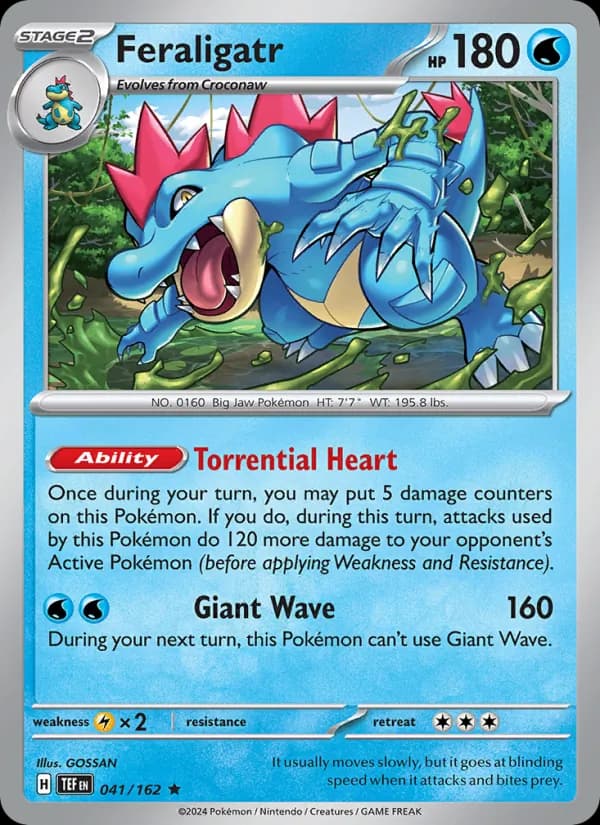 Feraligatr — Temporal Forces, Rare