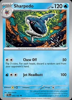 Sharpedo — Temporal Forces — Uncommon