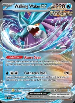 Walking Wake ex — Temporal Forces — Double rare
