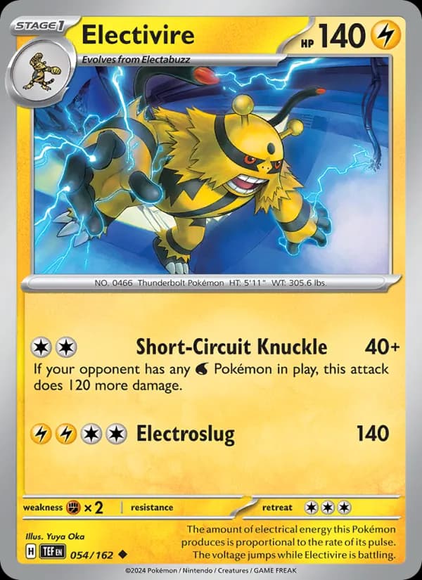 Electivire — Temporal Forces, Uncommon