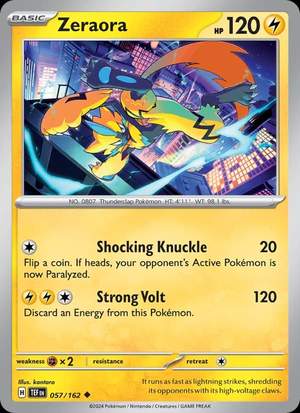 Zeraora — Temporal Forces, Uncommon