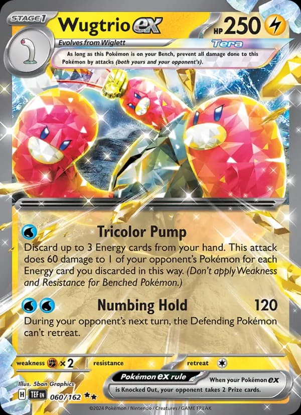 Wugtrio ex — Temporal Forces, Double rare