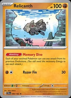 Relicanth — Temporal Forces — Rare