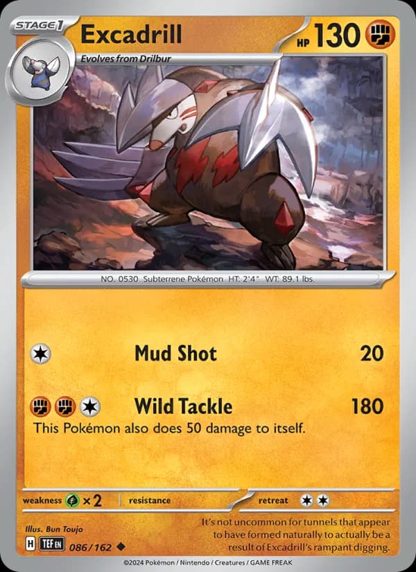 Excadrill — Temporal Forces, Uncommon