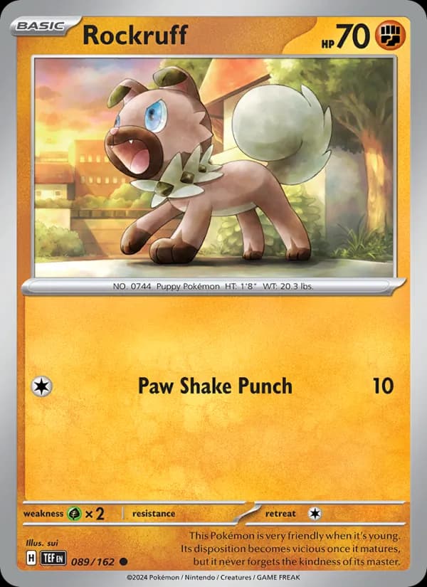 Rockruff — Temporal Forces, Common