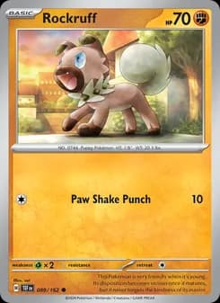 Rockruff — Temporal Forces — Common