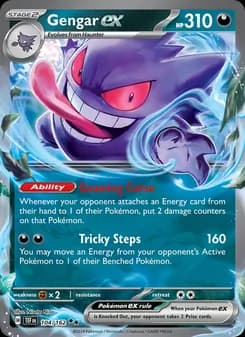 Gengar ex — Temporal Forces — Double rare