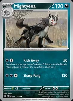 Mightyena — Temporal Forces — Common
