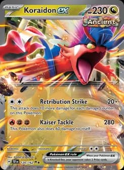 Koraidon ex — Temporal Forces — Double rare