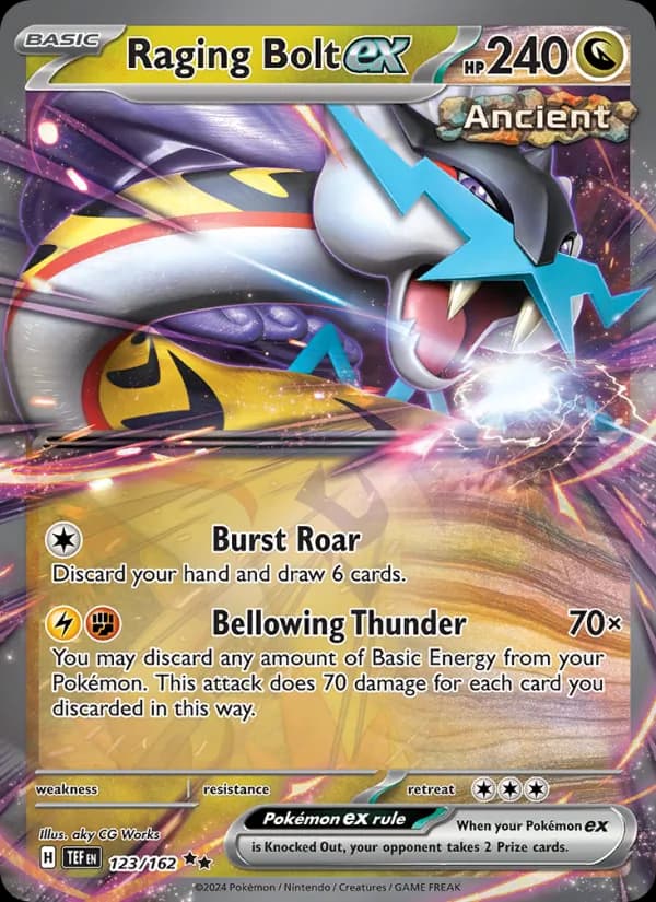 Raging Bolt ex — Temporal Forces, Double rare