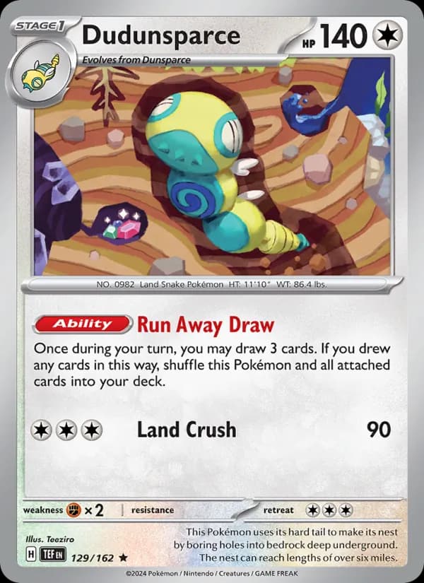 Dudunsparce — Temporal Forces, Rare