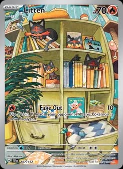 Litten — Temporal Forces — Illustration rare