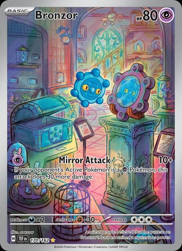 Bronzor — Temporal Forces, Illustration rare
