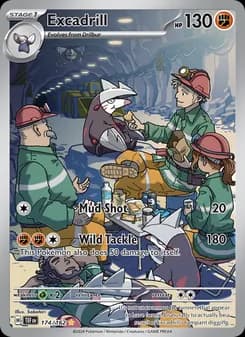 Excadrill — Temporal Forces — Illustration rare